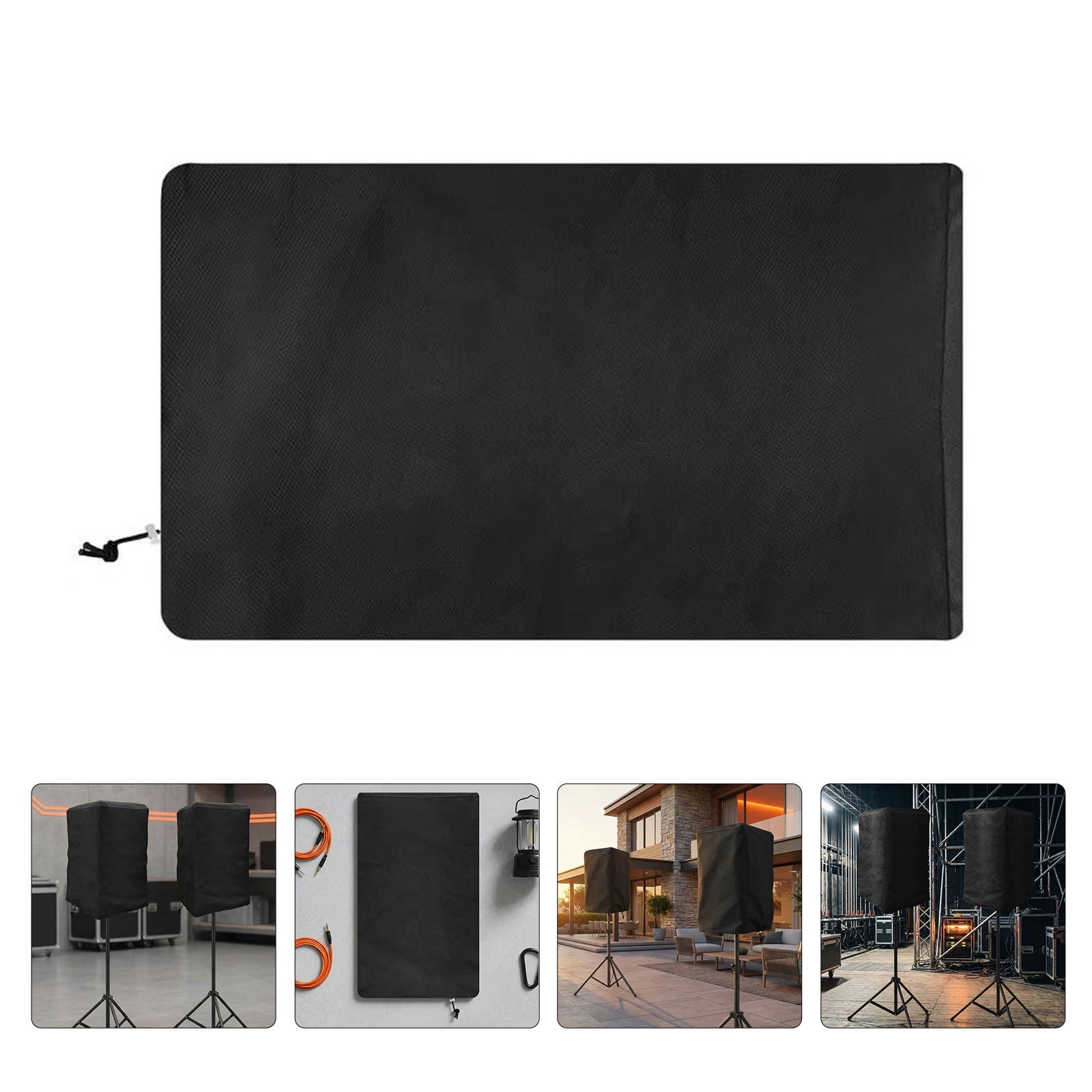 Minkissy Speaker Cover Waterproof Black Oxford Cloth Dustproof – picture 6