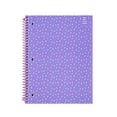 thumbnail image 2 of Cuadernos espirales impresos Yoobi (conj. de 3) - Estampados confites, sueños dulces y malvavisco - 1 materia 100 hojas rayadas - Perforados 3 orificios - Cuadernos a granel sin PVC - Paquete de 3, 2 of 3
