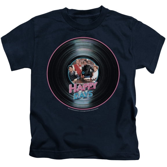 Happy Days - On The Record - Juvenile Short Sleeve Shirt - 7