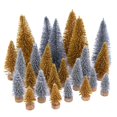 thumbnail image 3 of Mini árbol de Navidad de fibra de Sisal, 5-16cm, pino helado, bricolaje, artesanía, decoración de mesa de fiesta de Navidad, adornos de Navidad, 5 uds., 3 of 4