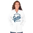 thumbnail image 3 of Never Settle Less Sports Encourage Zip Up Hoodie Men's Women's Brisco Brands S, 3 of 6