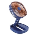 thumbnail image 3 of USB Desktop Fan Three Wind Speed Low Noise Fragrance Tank Design Foldable Portable Desk Fan for Home Dormitory Office Blue, 3 of 10