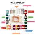 thumbnail image 3 of Incraftables Crochet Kit for Beginners – 85 Piece Beginner Crochet Kit for Adults & Kids with Yarn, Hooks, Accessories & Bonus Tote Bag Organizer – Learn to Crochet with Complete Starter Set, 3 of 13
