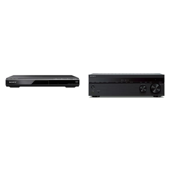 Reproductor de DVD Sony DVPSR210P y sistema de cine en casa Sony STRDH590
