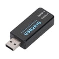 thumbnail image 1 of Adaptateur o USB double jack 3,5 mm vers USB 4 broches compact pour carte son, 1 of 4