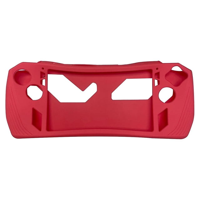 For Ally Handheld Full Cover Protective Case Ally Gaming Console Anti-Anti-fall Silicone Case,red