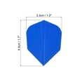 thumbnail image 2 of Unique Bargains Dart Flights, 9 Pack PET Standard Darts Accessories Blue, 2 of 5