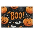 thumbnail image 2 of Placemats 6 Pack Halloween Pumpkin Boo Bat Place Mat Durable No Slip Dining Table Mats for Halloween Dining Table Accessories Autumn Halloween Dining Table Mats, 2 of 3