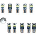 thumbnail image 1 of LED T10 6500 K blanco Canbus sin errores 12 V 396LM 21 W 18 SMD 2016 chips LED iluminación interior del coche iluminación interior del coche 10 piezas, 1 of 5