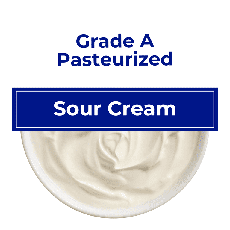 Knudsen Hampshire 100% Natural Sour Cream, 8 oz Tub - Walmart.com