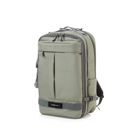 Samsonite Red Vickson 3Way Backpack 34 Cms Khakhi Polyester Premium Laptop Backpacks for Travel 17" laptop  Ipad compatible