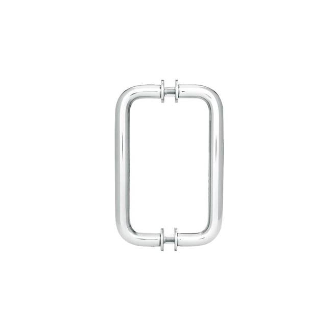 Showerdoordirect 88WWCH 8 in. Tubular BacktoBack Shower Door Pull