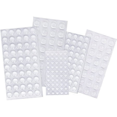 Surrme 172Pcs Transparent Adhesive Feet, Rubber Windshield Bumpers ...