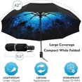 thumbnail image 2 of Tumella Windproof Folding Rain Umbrellas, Moonlight, 2 of 5