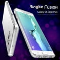thumbnail image 6 of Samsung Galaxy S6 Edge Plus, Ringke [Smoke Black] FUSION Series Shock Absorption Bumper Premium Hybrid Hard Case, 6 of 9