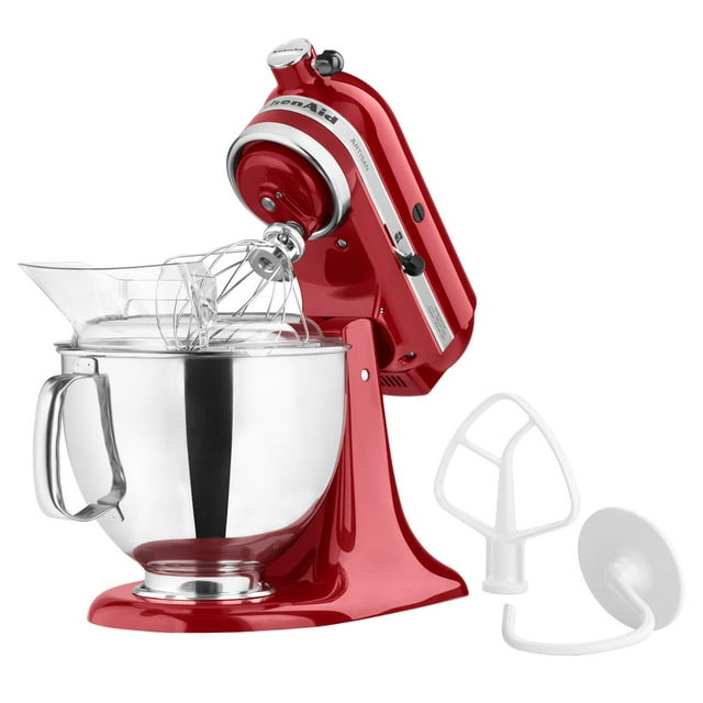 KitchenAid 4.7 L (5 qt.) Artisan Stand Mixer with Pouring Shield Red