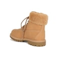thumbnail image 3 of Women Fur Collar Lug Sole Work Ankle Boot 19367, 3 of 6