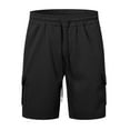 thumbnail image 5 of HCNTES Mens Walkshorts Summer Stretch Hiking Shorts Athletic Shorts with Pocket(Black,XL), 5 of 7