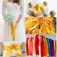 thumbnail image 4 of LAICAIW Solid Color Yellow Satin Ribbon, 1-1/2 Inches x 25 Yards Fabric Satin Ribbon for Gift Wrapping, Crafts, Hair Bows Making, Wreath, Wedding Party Decoration and Other Sewing Projects, 4 of 7