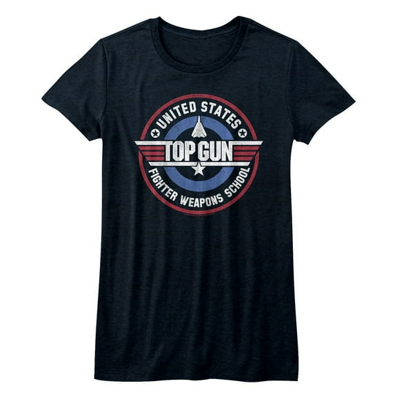 Top Gun Weapons School Navy Heather Women's T-Shirt Xl