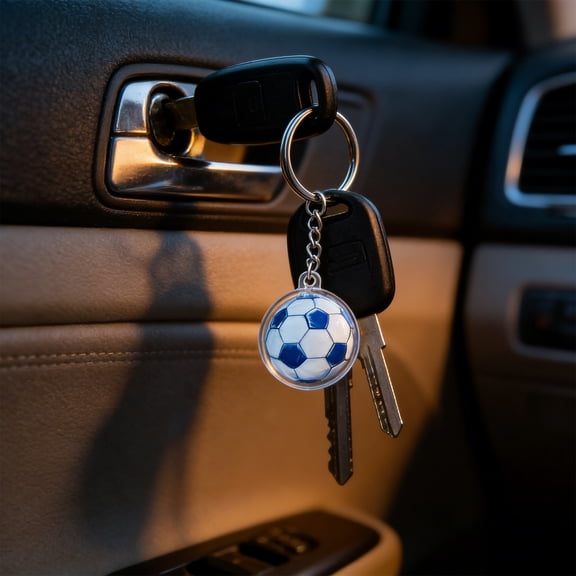 2026 Acrylic Soccer Keychain, Mini Football Key Ring for Sports Enthusiasts, Portable Bag Charm & Match Day Souvenir, Perfect Gift for Soccer Lovers, Collectible Accessories
