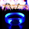 thumbnail image 1 of 8 Colors Flash LED Light Party Concert Show Silicon Bracelet Bangle Wristband Blue, 1 of 4