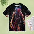 thumbnail image 4 of Octopus in The Mysterious Ocean T Shirts Basic T-Shirt Short Sleeve Ladies Tee Shirt Summer Graphic Clothing, 4 of 6