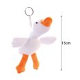 thumbnail image 6 of Fairnull Plush Keychain Cotton Filled Fluffy Lovely Animal Plush Toy Hanging Ornament Cartoon Stuffed Toy Goose Doll Backpack Pendant Christmas Gift, 6 of 8