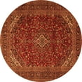 thumbnail image 1 of Ahgly Company Indoor Round Persian Orange Traditional Area Rugs, 7' Round, 1 of 1