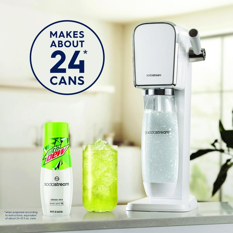 SodaStream Mountain Dew Soda Mix, 14.9 fl oz. (Pack of 4