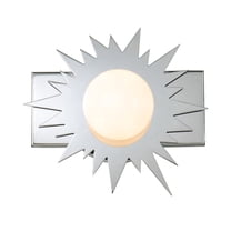 Lucas McKearn Soleil 1-light Metal Bath Vanity Light in Polished Chrome