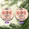 thumbnail image 2 of I'm a Pitbull Mom and a Registered Nurse Nothing Scares Me Ceramic Round Ornament Terrier Dog Lover Home Tree Decor - 00002, 2 of 5