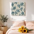 thumbnail image 4 of Canvas Wall Art, Vintage Hydrangea Floral Framed Canvas Prints for Living Room Bathroom, Farmhouse Botanical Gallery Wrapped Wall Decor for Home Office, Gifts, 12"x12" Ship Next Day, 4 of 9