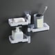 thumbnail image 1 of Porta jabón, 3 capas, autoadhesivo, montado en la pared, rotatorio, almacenamiento, baño, cocina, blanco, caja de jabón de tres capas, 1 of 8