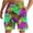 Pink, variant on WAENQINLA Mens Swim Trunks Palm Tree Print Swimming Shorts 7 Inch Big and Tall Quick Dry Elastic Waist Beach Sport Shorts S-5Xl