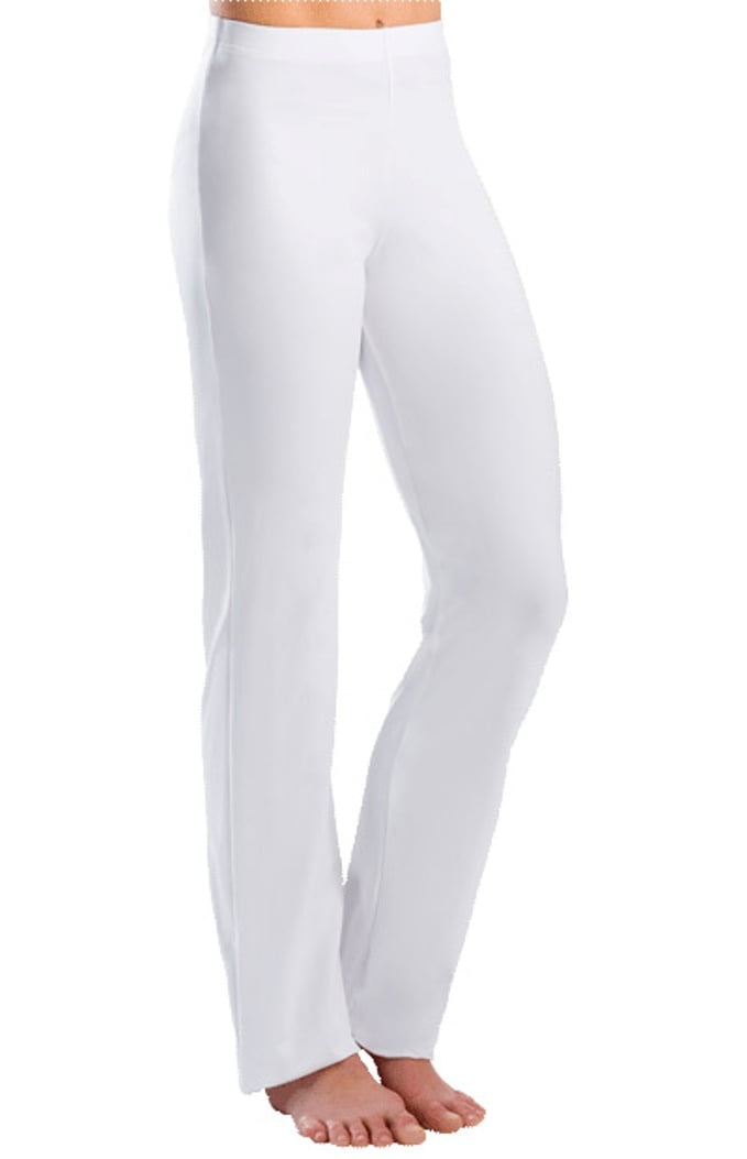 white jazz pants