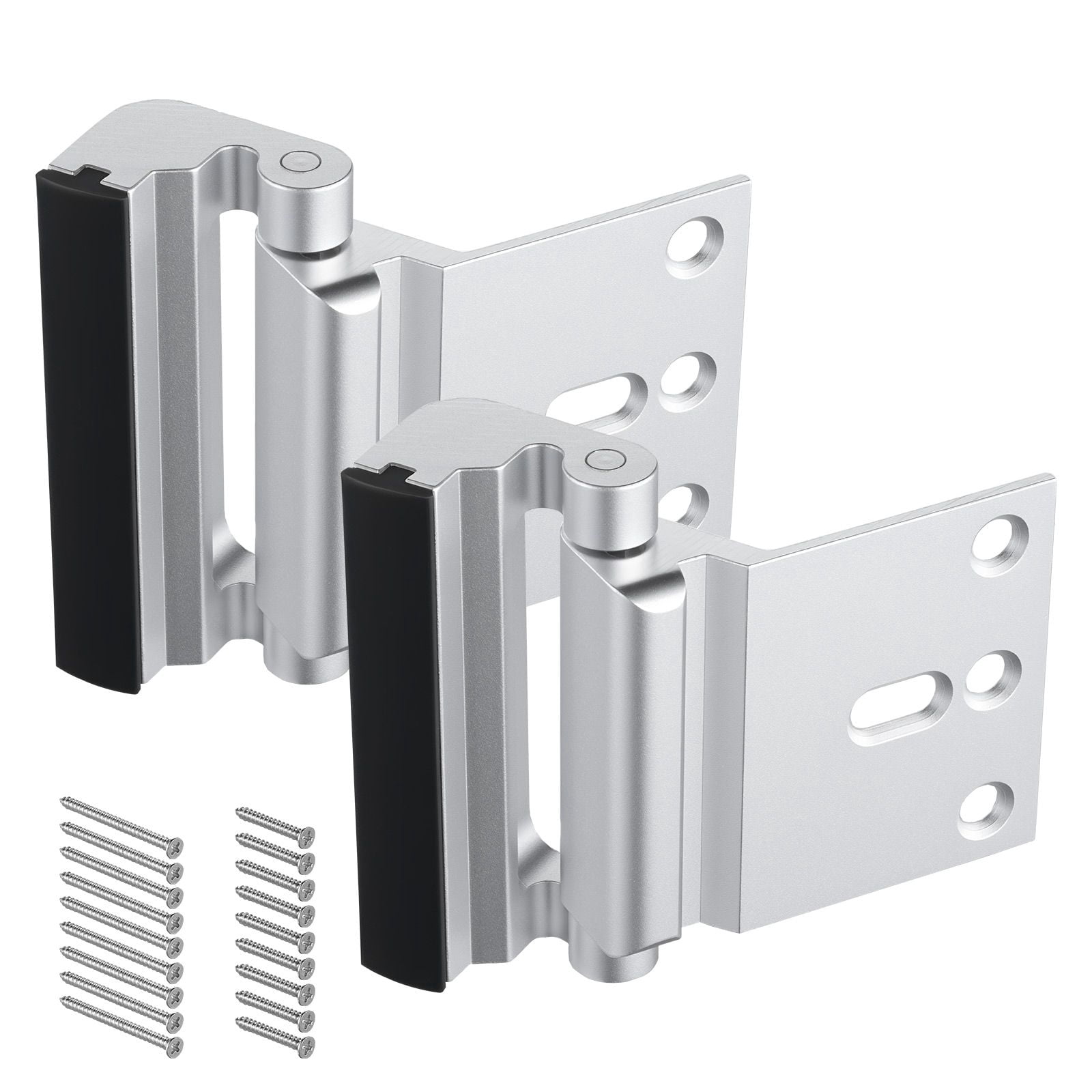 Home Security Door Reinforcement Lock 800LBS, Premium Aluminum Alloy Rustproof, Childproof Door Security Latch for Front Door Home Defense Safety