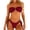 Wine Womens Swimsuits, variant on Bikinis for Women 2 Piece Swim Suits Halter Push Up Bandeau Bra Side String Cheeky Briefs 2026 Bathing Suits