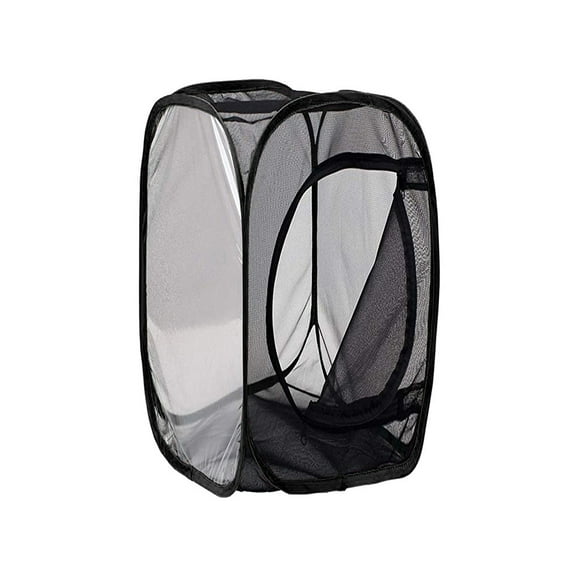 asddcavvf Portable Collapsible and Habitat cage Terrarium Open Habitat Cage Housing Enclosure 40X40X60CM Tall Watering Trays