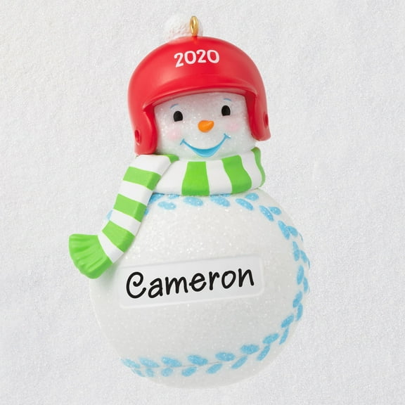 Hallmark Ornament 2020 Baseball Snowman