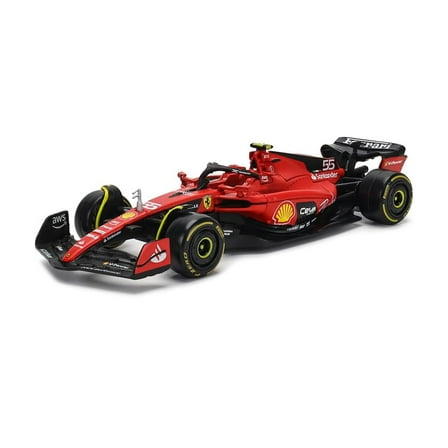 2023 Ferrari SF-23 Sidekick, #55 Carlos Sainz - Bburago 01993-FERR - 1/43 Scale Diecast Model Car