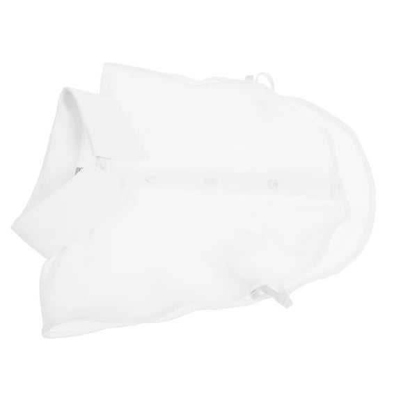 Zehuanyu Woman Unisex Fake Collar Men and Women 35.00X33.00X0.20CM White