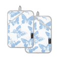 thumbnail image 7 of Yayeee Pot Holders Kitchen Heat Resistant with Pocket 7"x9.8" Cotton Oven Cooking Hot Pads, Blue Butterfly, 7 of 7
