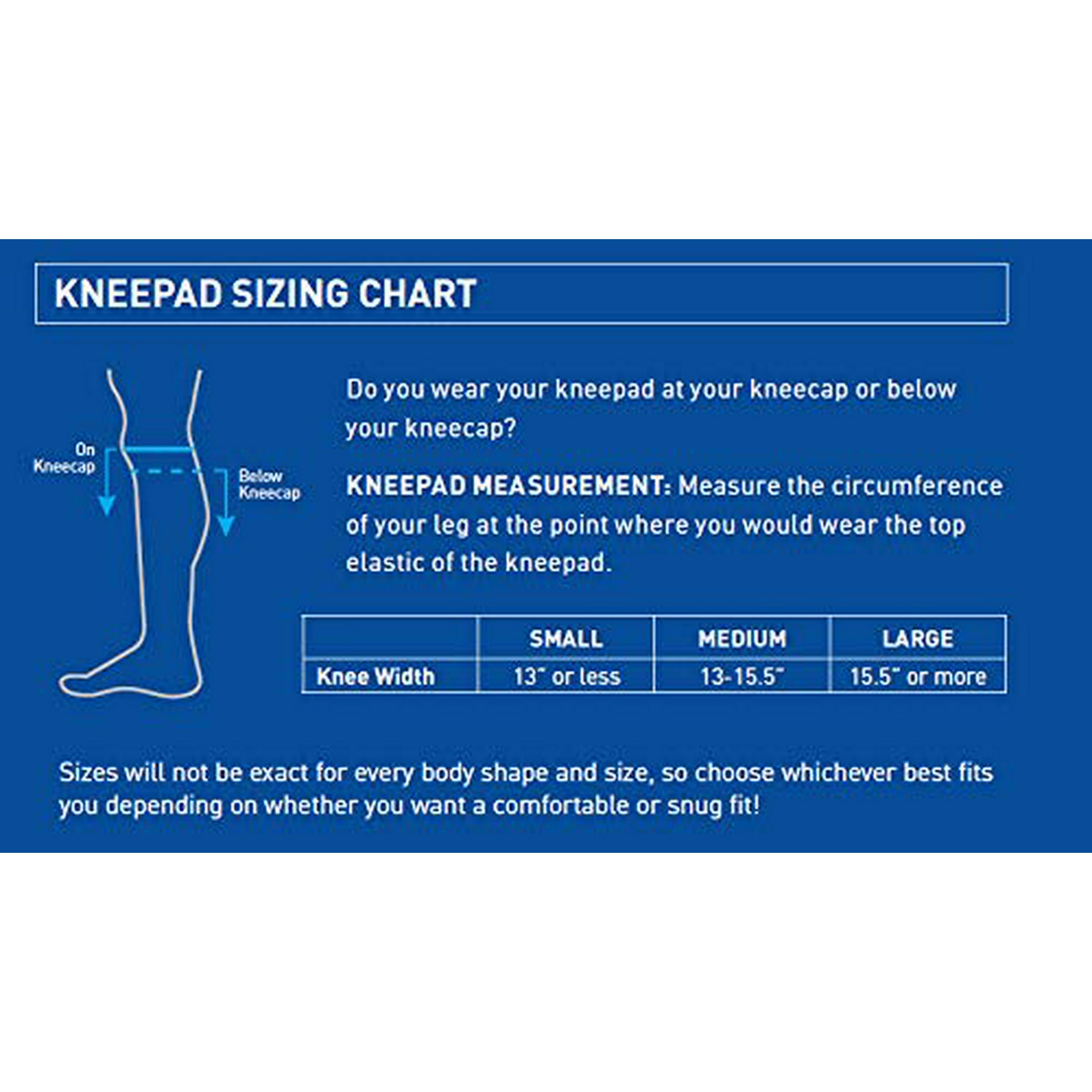 Mizuno knee pads sizing discount