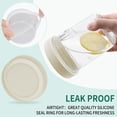 thumbnail image 3 of Xyptorix 16 oz Overnight Oats Containers with Lids, 6-Pack Leak-Proof Wide Mouth Mason Jars & Separate Compartments for Fruits/Nuts, Airtight Glass Jars for Chia Pudding, Yogurt, Parfait and Salad, 3 of 7