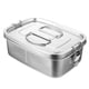thumbnail image 1 of Stainless Steel Storage Box Multi-grid Food Container For School Use 7.07X5.11X2.48inch Thermal Insulation 1Pack, 1 of 4