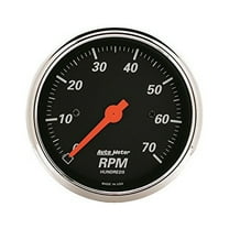 Autometer Designer Black 3-1/8in Electrical 7k RPM Tachometer - 1478