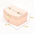 thumbnail image 5 of Jewelry Box Double Layer Multifunction High Capacity Jewelry Storage Case for Earrings Home, 5 of 5