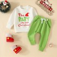 thumbnail image 2 of Paguaki Baby Boy Clothes 6-9 Months Fall Winter Outfits Letter Crewneck Sweatshirt Casual Pants 2Pcs Clothes Set Toddler Boy Outfits, 2 of 6