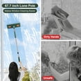 thumbnail image 5 of Zacenei Window Squeegee,3-in-1 Rotatable Squeegee Window Cleaner w/ 67" Extension Poles,Window Washing Kit Glass Door Cleaner Multi-Use Car Windshield Cleaning Tool w/ Long Handle for Outdoor Windows, 5 of 6